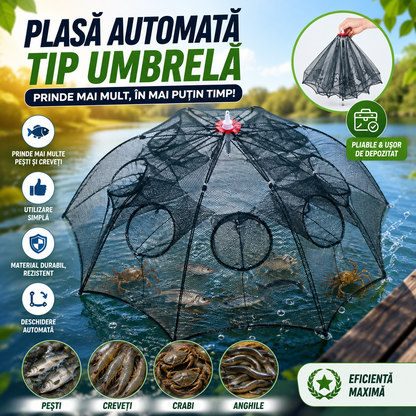 Plasă Automată pentru Pescuit FishTrap™