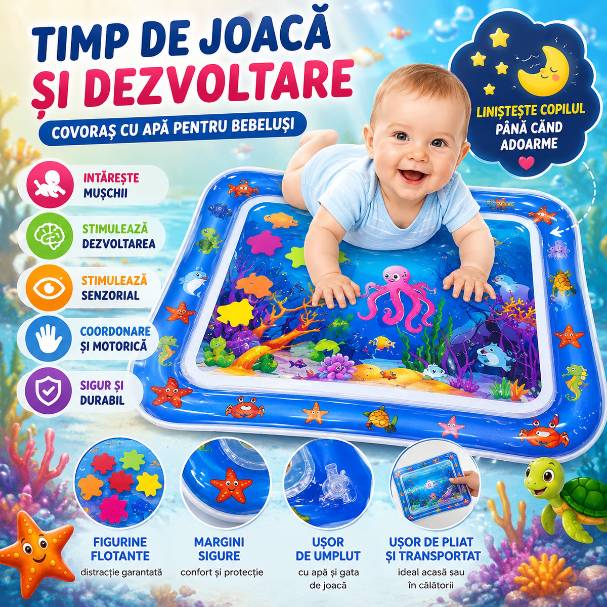 Salteluță cu Apă pentru Bebeluși AquaBebe™