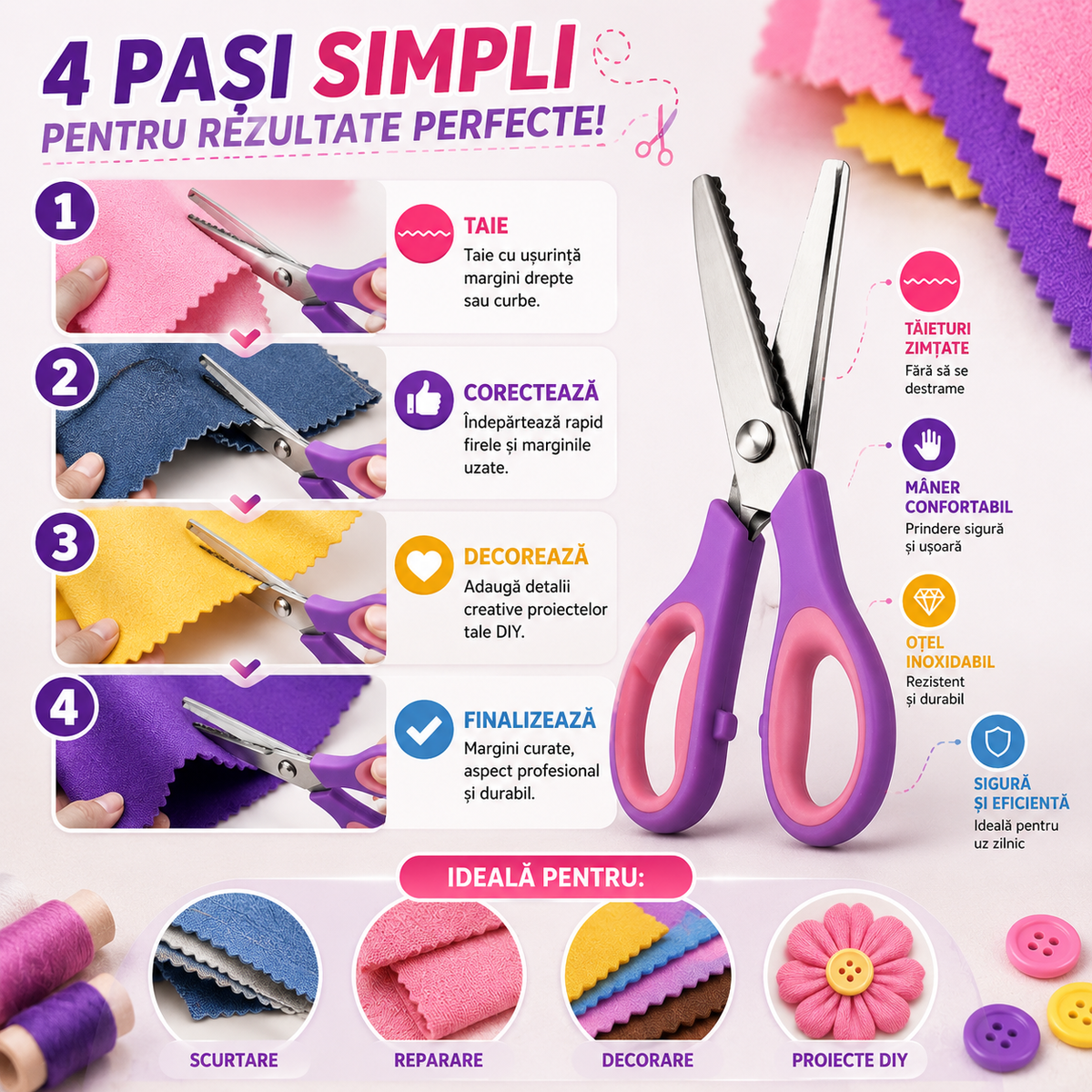 Foarfecă pentru Scurtat și Reparat Haine CutFix™