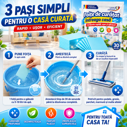 Foi de Curățat Casa CuratMax™ 30buc/set