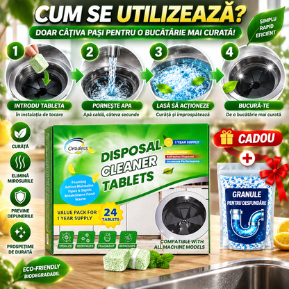 Tablete Pentru Curățarea Scurgerilor ȚeviCurate™
