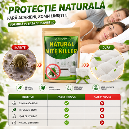 Protecție Naturală Anti-Acarieni Natural MiteGuard™